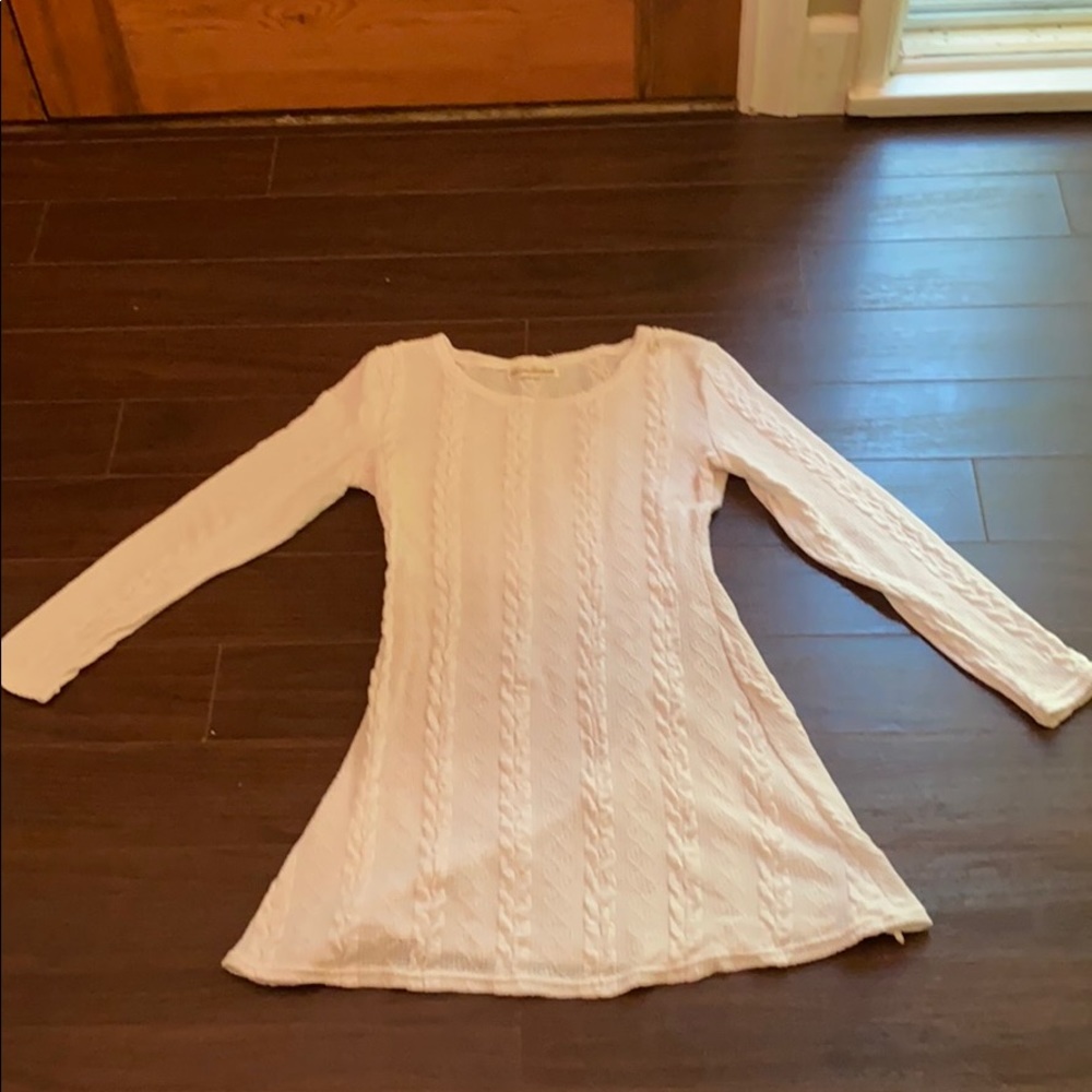 3/20 White sweater dress